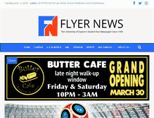 Tablet Screenshot of flyernews.com